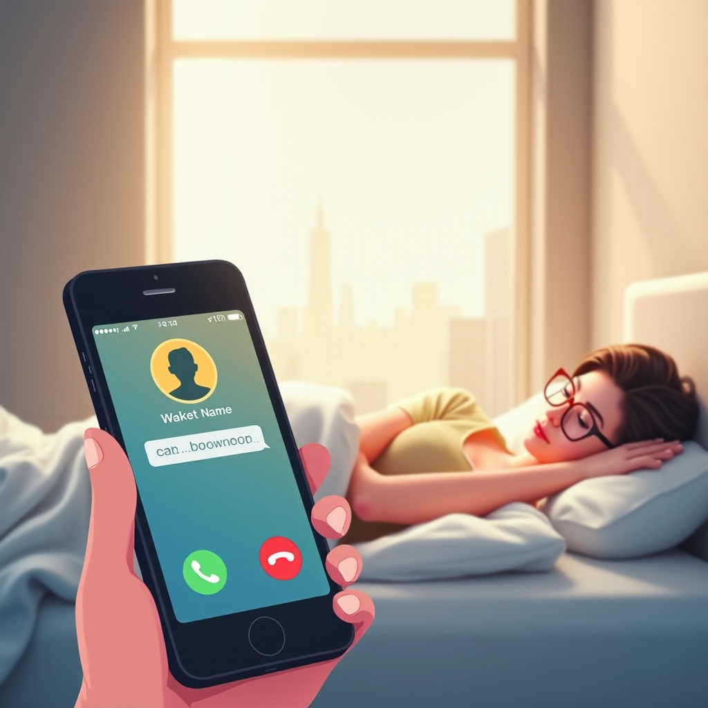 wie man jemanden telefonisch weckt