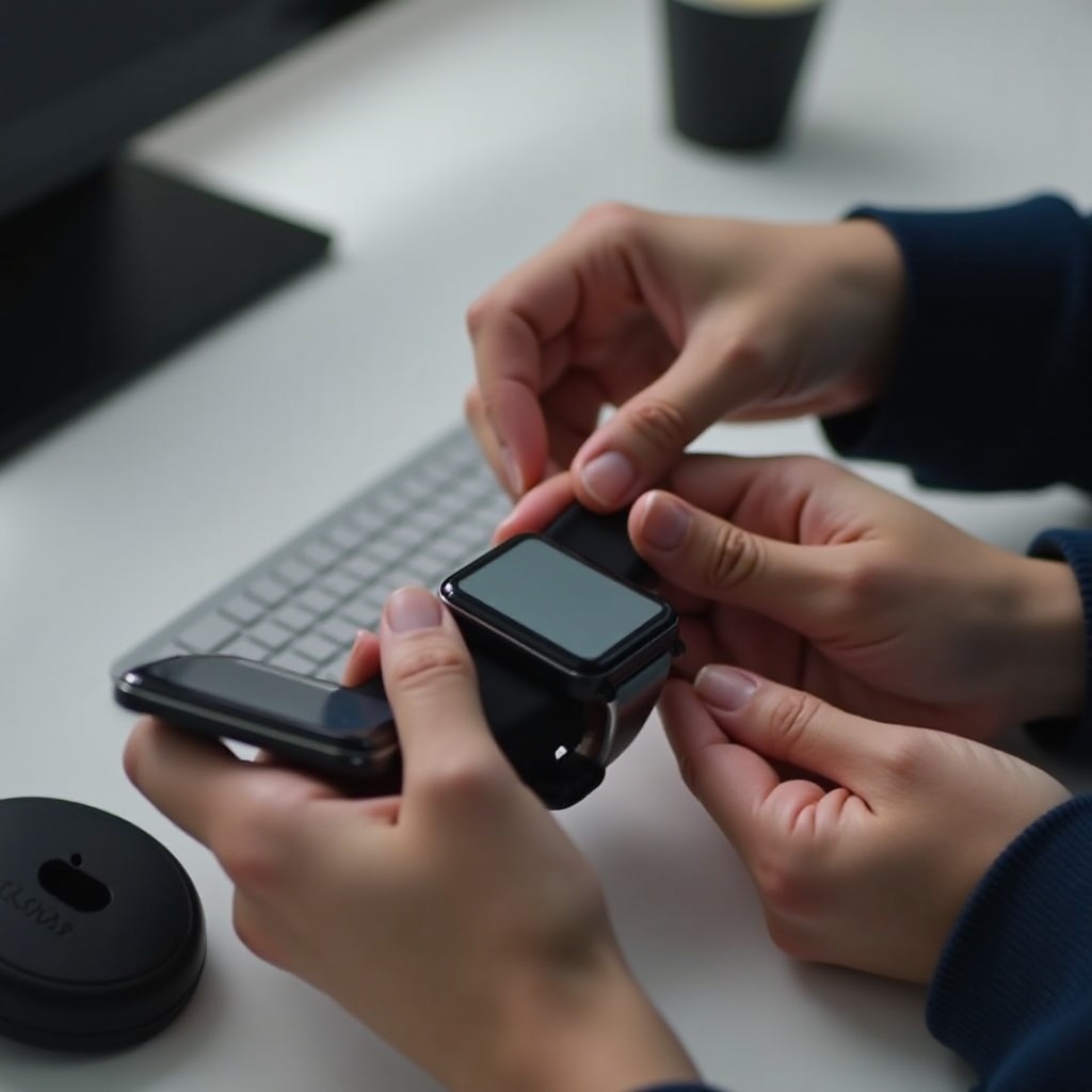 wie man die Smartwatch in den Kopplungsmodus versetzt